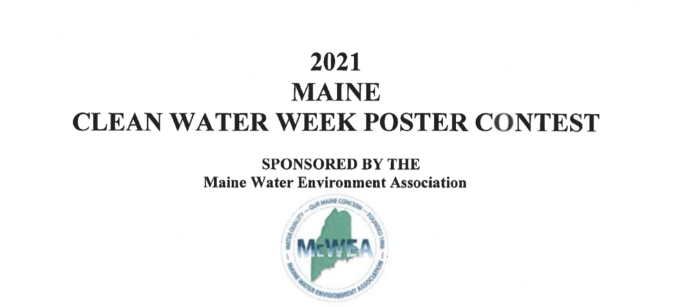 Maine water clean poster
